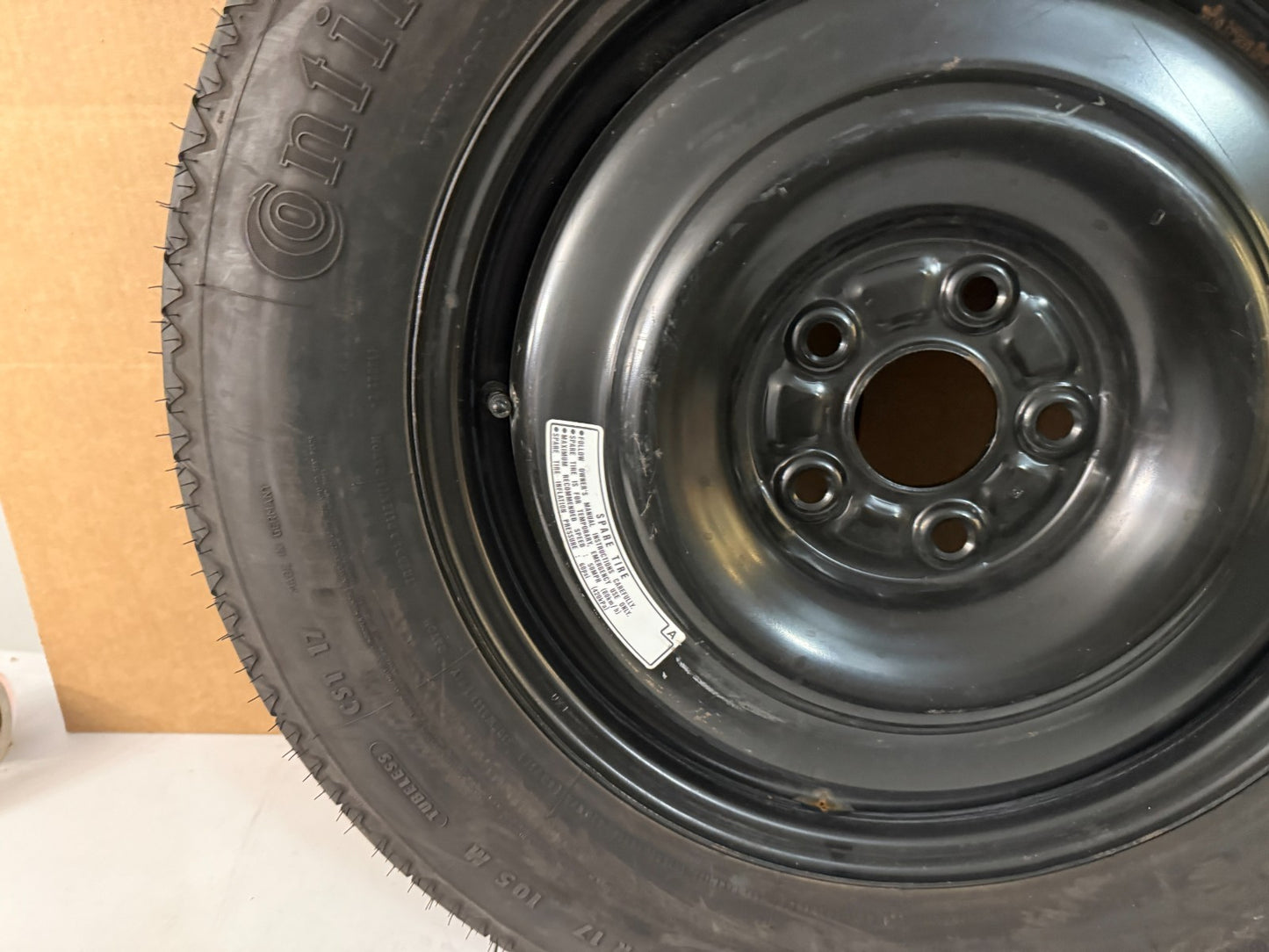 2006-2014 2017-2025 Honda Ridgeline  17" Spare Tire Wheel Compac Donut T16590R17