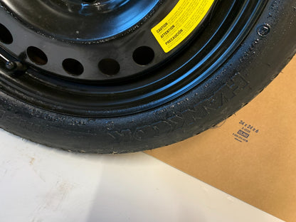 2015-2025 Hyundai Sonata 16" Spare Tire Wheel Compact Donut T125/80D16 Hankook