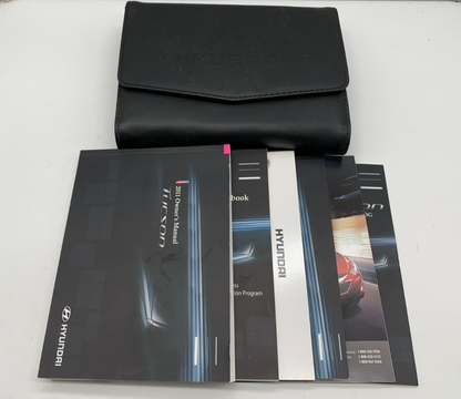 2011 Hyundai Tucson Owners Manual Set with Case OEM