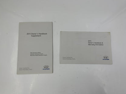 2015 Hyundai Tucson Owners Manual Set with Case OEM C02B55003