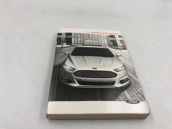 2014 Ford Fusion Owners Manual Handbook Set with Case OEM N04B33058