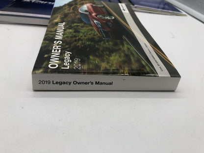 2019 Subaru Legacy Owners Manual Set with Case OEM E03B20007