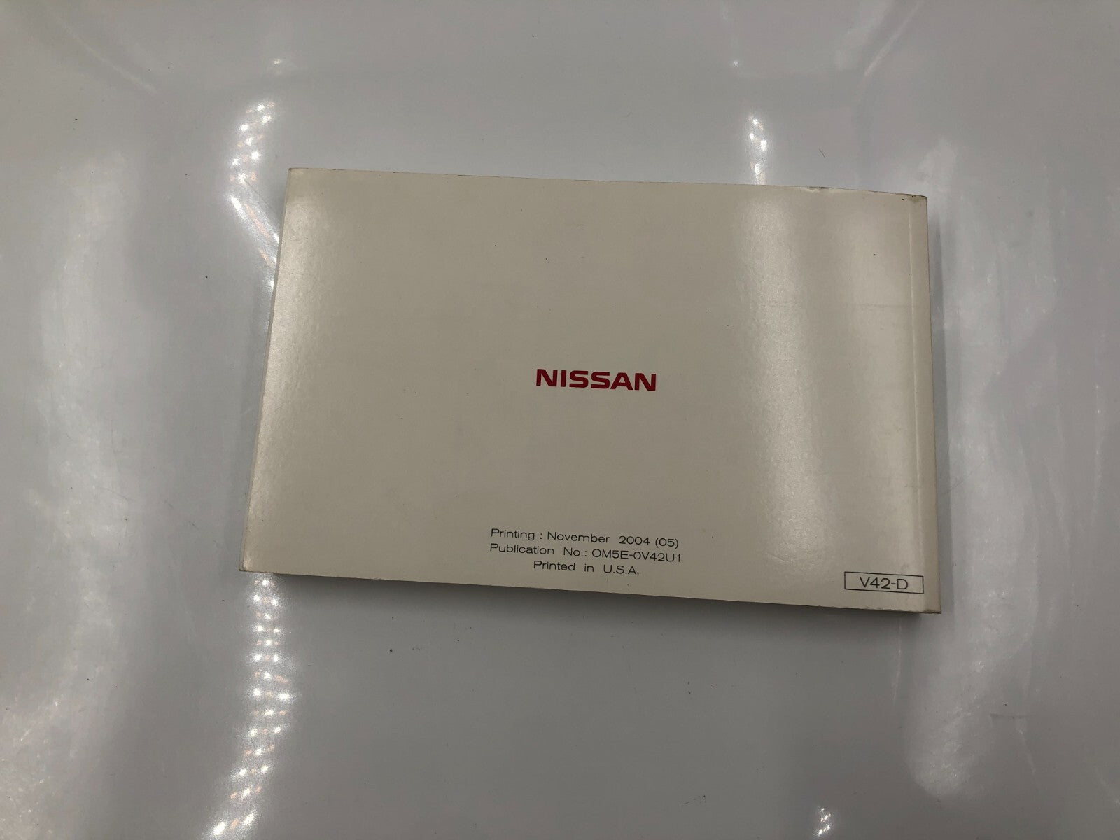 2005 Nissan Quest Owners Manual Set with Case OEM C02B10082