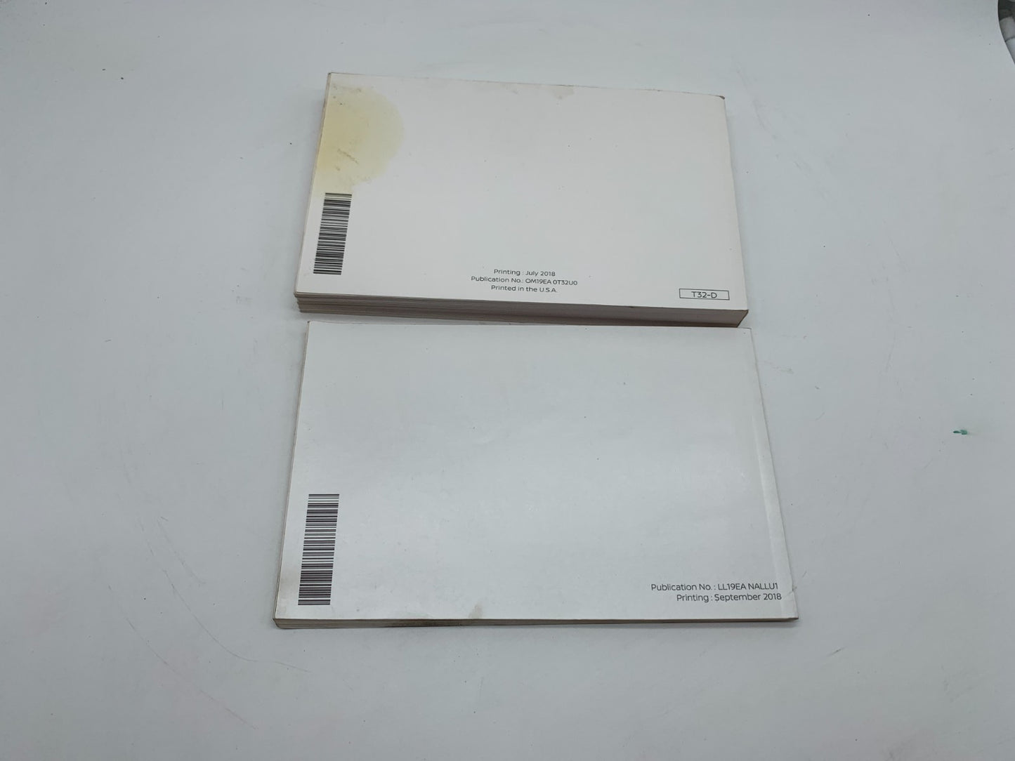 2019 Nissan Rogue Owners Manual Set OEM C03B08007