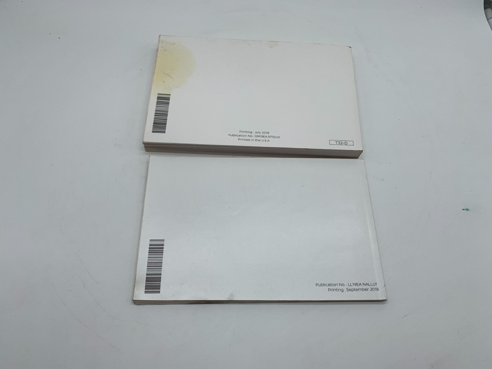 2019 Nissan Rogue Owners Manual Set OEM C03B08007