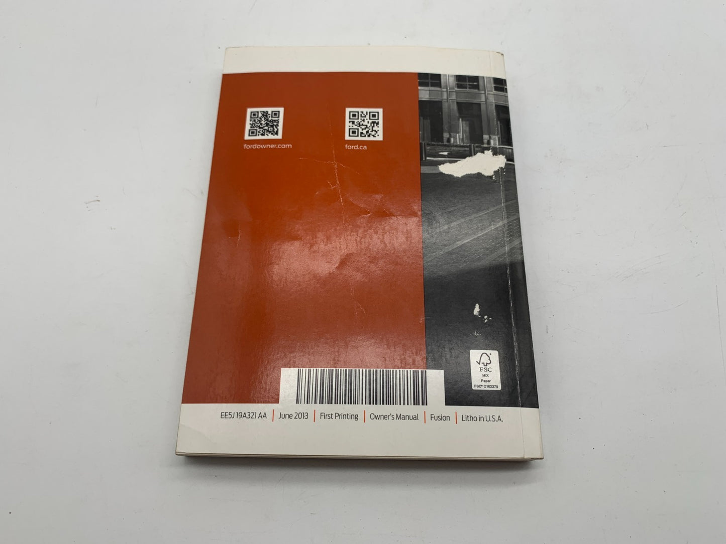 2014 Ford Fusion Owners Manual Set with Case OEM A02B43011