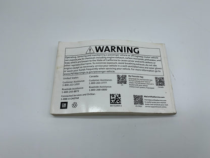 2021 Chevrolet Spark Owners Manual OEM A01B49007