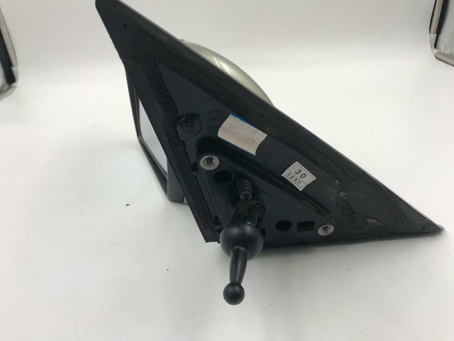 2010-2012 Kia Soul Driver Side View Manual Door Mirror Green OEM A03B52041