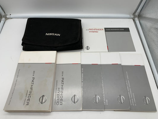 2014 Nissan Pathfinder Owners Manual Set with Case OEM