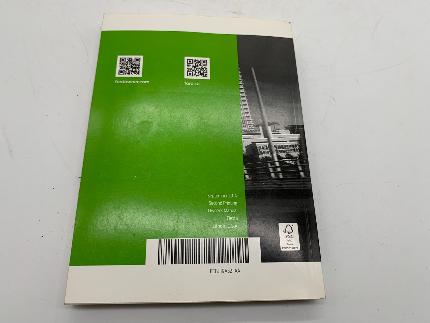 2015 Ford Fiesta Owners Manual Set with Case OEM E03B32010