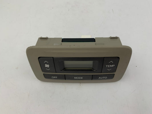 2011-2014 Toyota Siena Rear AC Heater Climate Control Unit OEM A02B11096