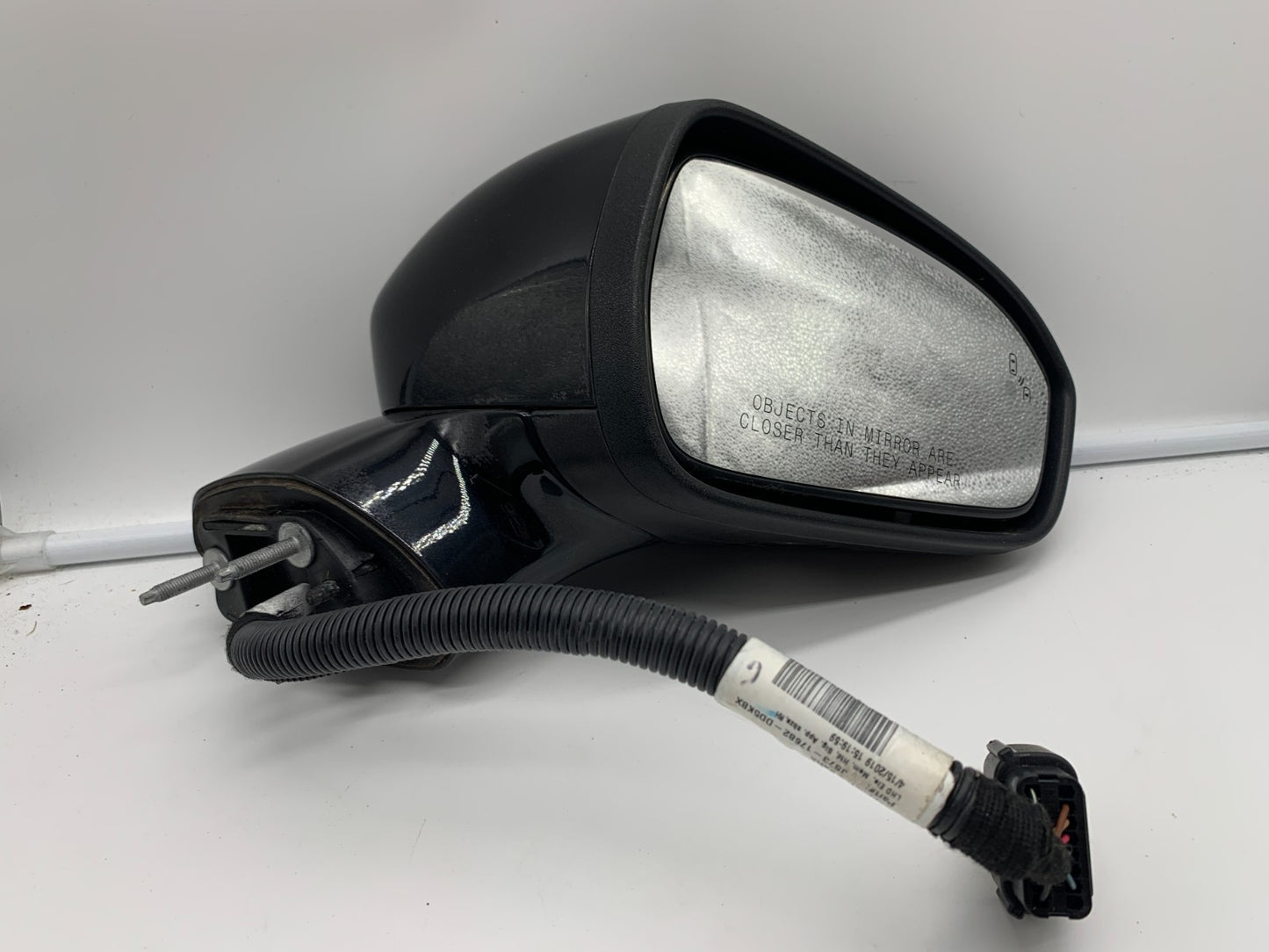 2019-2020 Ford Fusion Passenger Side View Power Door Mirror Black BSA C01B40003