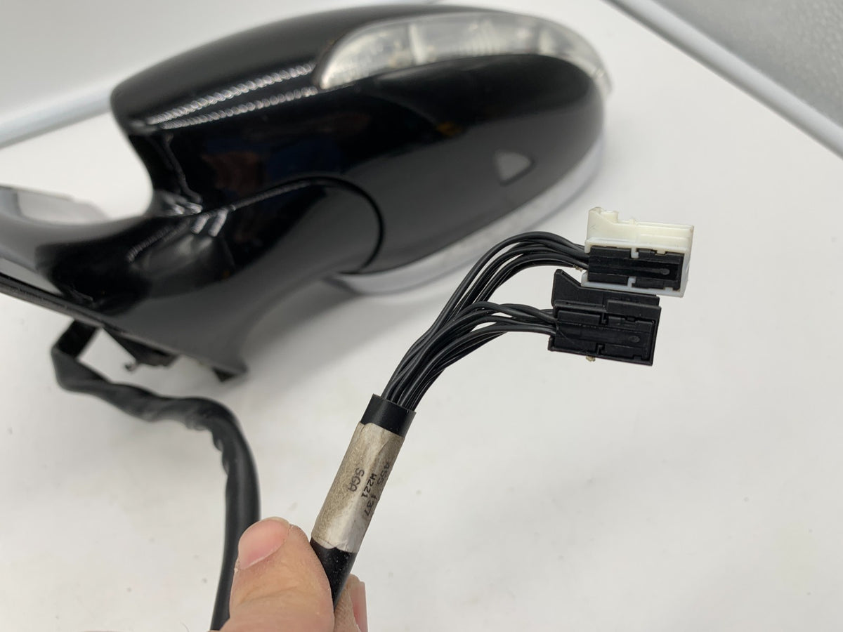 2007-2009 Mercedes-Benz S550 Driver Side View Power Door Mirror Black OEM