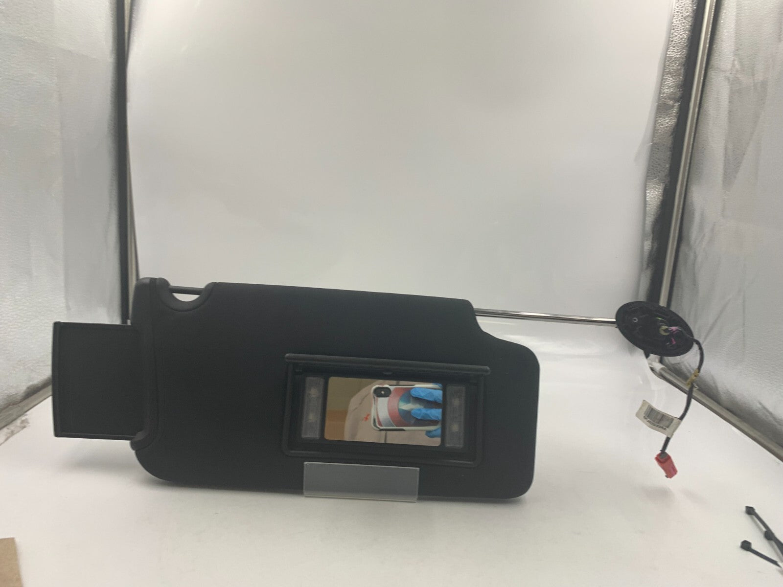 2011-2014 Dodge Charger Passenger Sun Visor Sunvisor Black Illuminated D02B34083