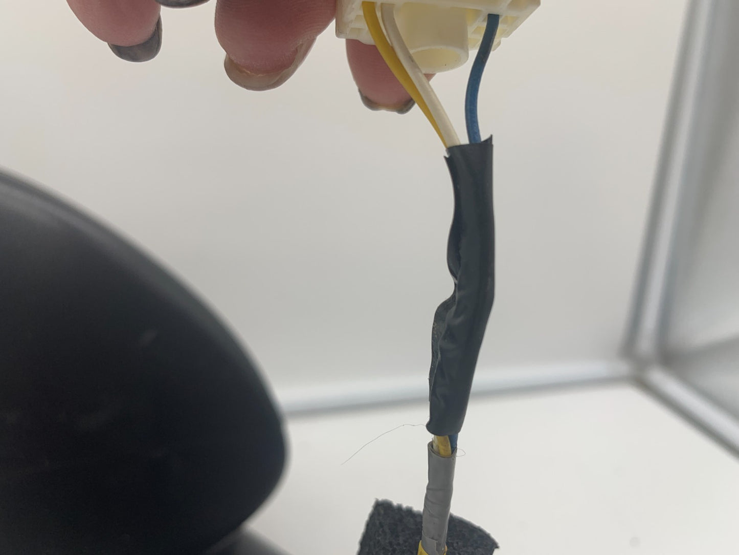 2020-2022 Hyundai Sonata Driver Side View Power Door Mirror Black OEM