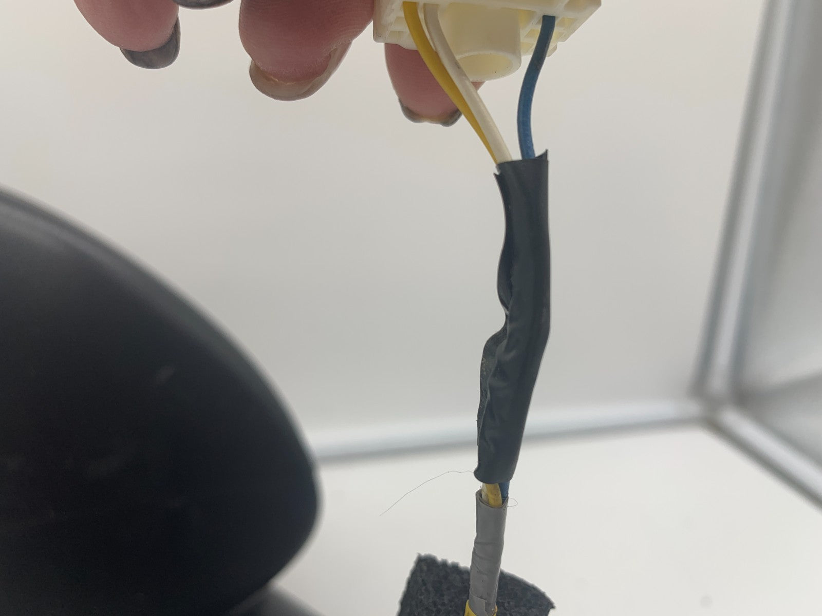 2020-2022 Hyundai Sonata Driver Side View Power Door Mirror Black OEM