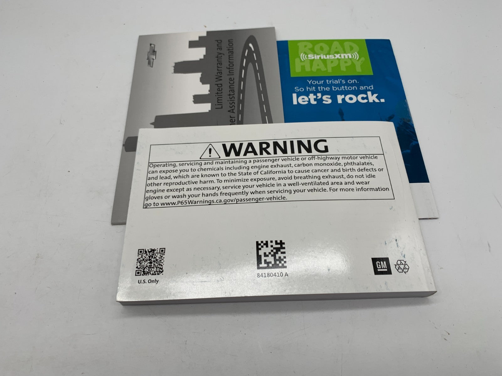 2019 Chevrolet Trax Owners Manual Set OEM A02B44043