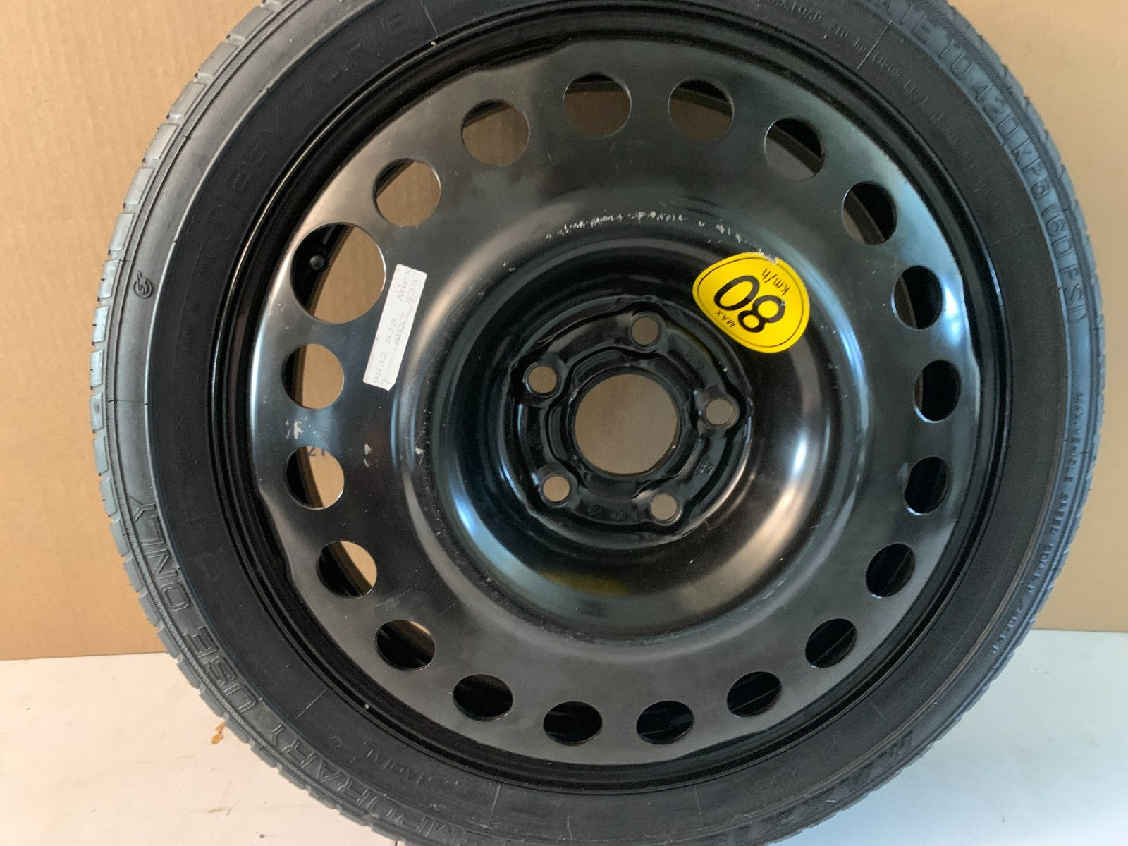 2013-2022 Buick Encore 16" Spare Tire Wheel Compact Donut T125/70R16