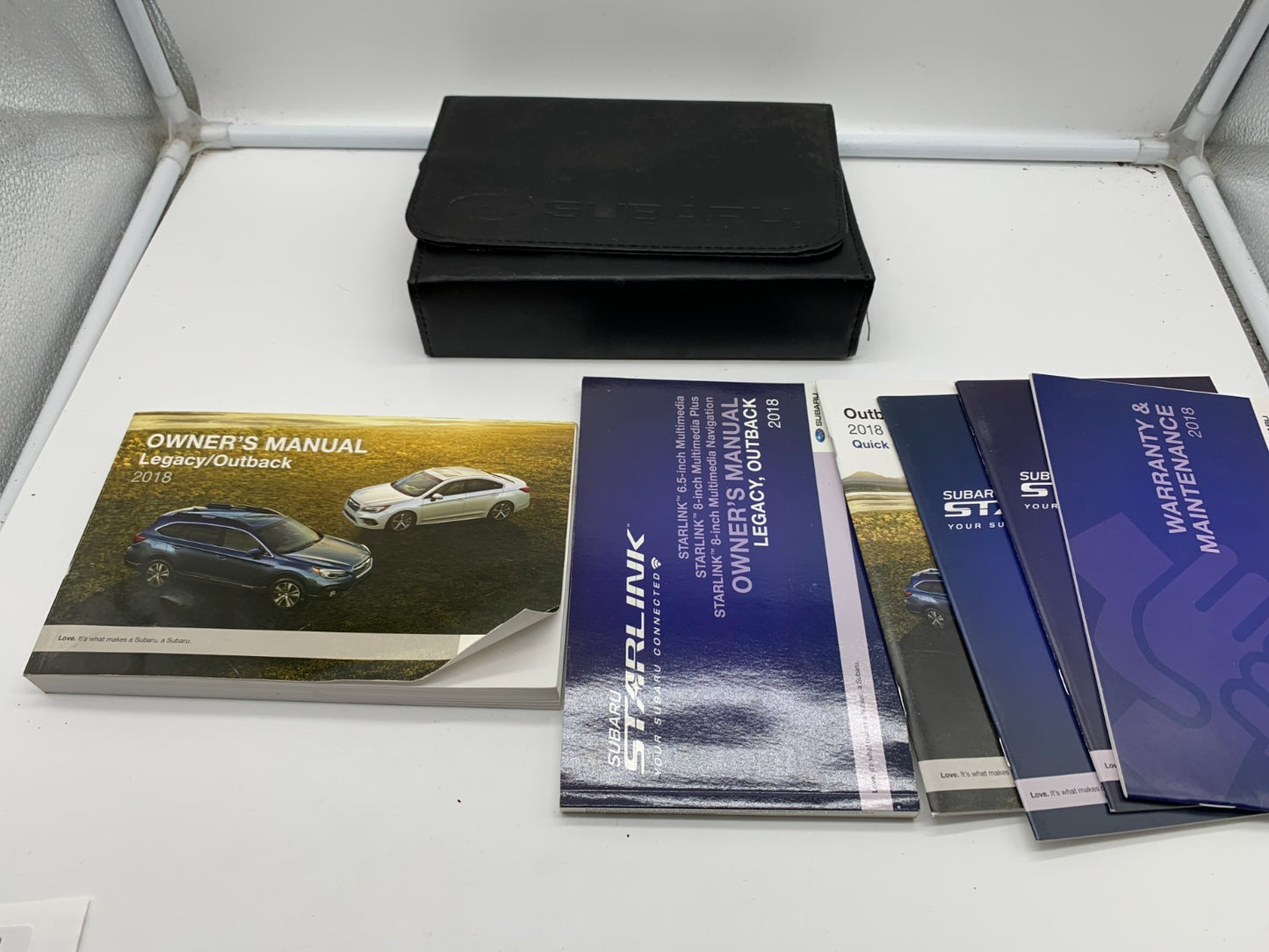 2018 Subaru Legacy Owners Manual Set with Case OEM A01B44008