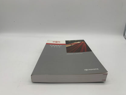 2015 Toyota Camry Owners Manual Set with Case OEM