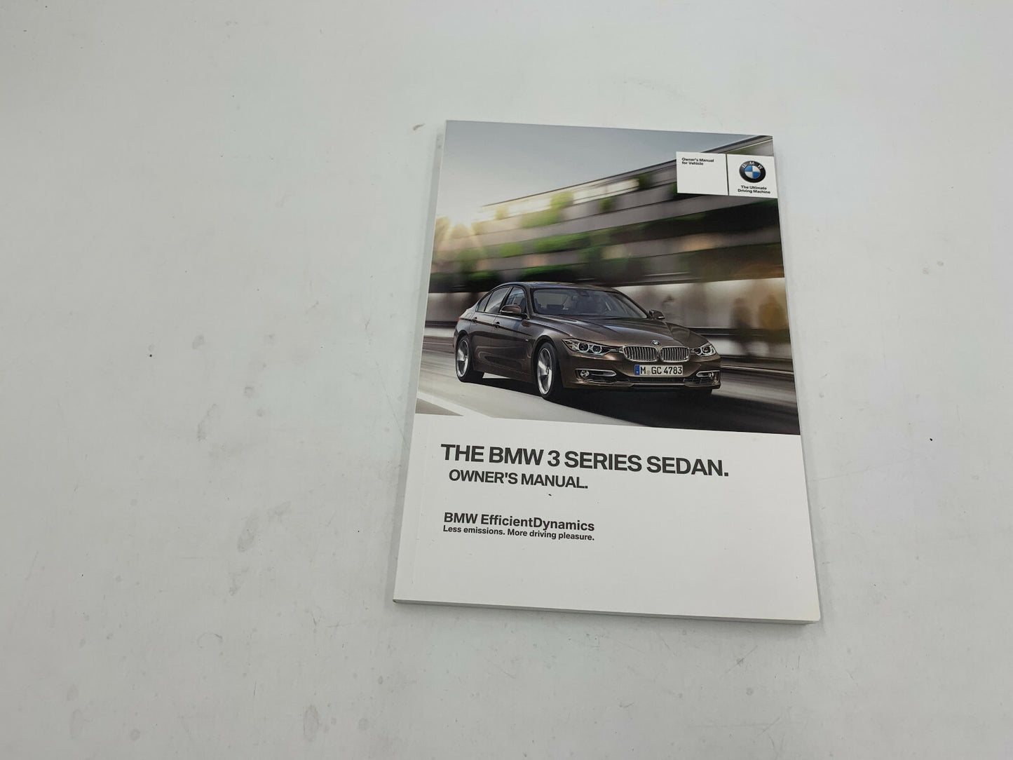 2014 BMW 3 Series Owners Manual Set with Case OEM A01B19004