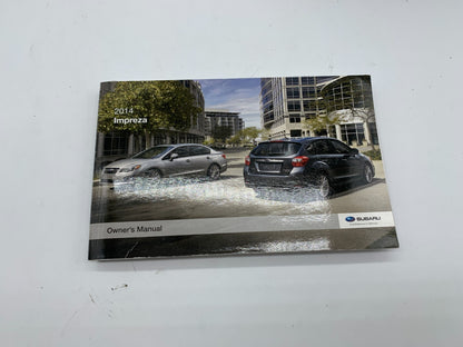 2014 Subaru Impreza Owners Manual Set with Case OEM D03B66005