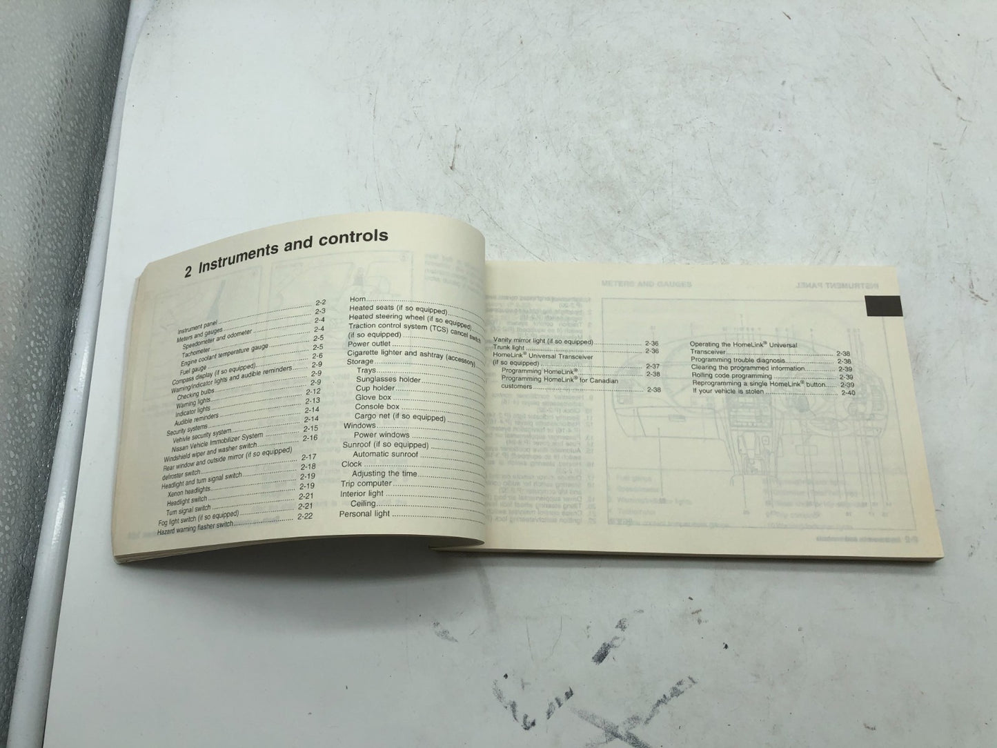 2003 Nissan Maxima Owners Manual OEM C02B44006