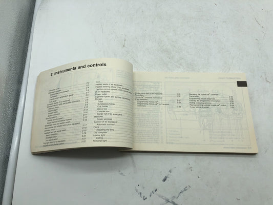 2003 Nissan Maxima Owners Manual OEM C02B44006