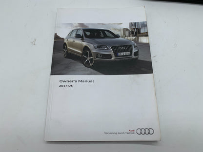 2017 Audi Q5 Sedan Owners Manual Set with Case OEM A02B50055