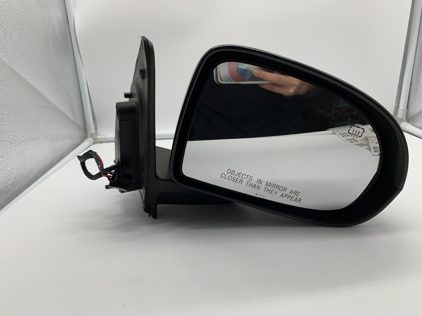 2007-2012 Jeep Compass Passenger Side View Power Door Mirror Black OEM B04B36007