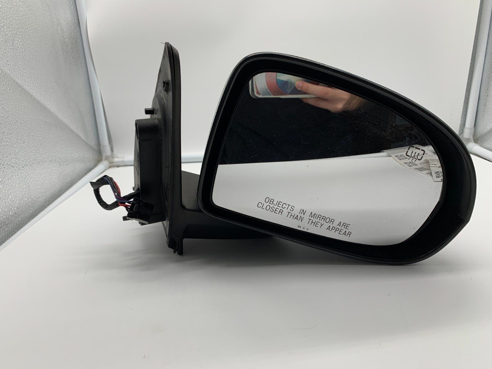 2007-2012 Jeep Compass Passenger Side View Power Door Mirror Black OEM B04B36007