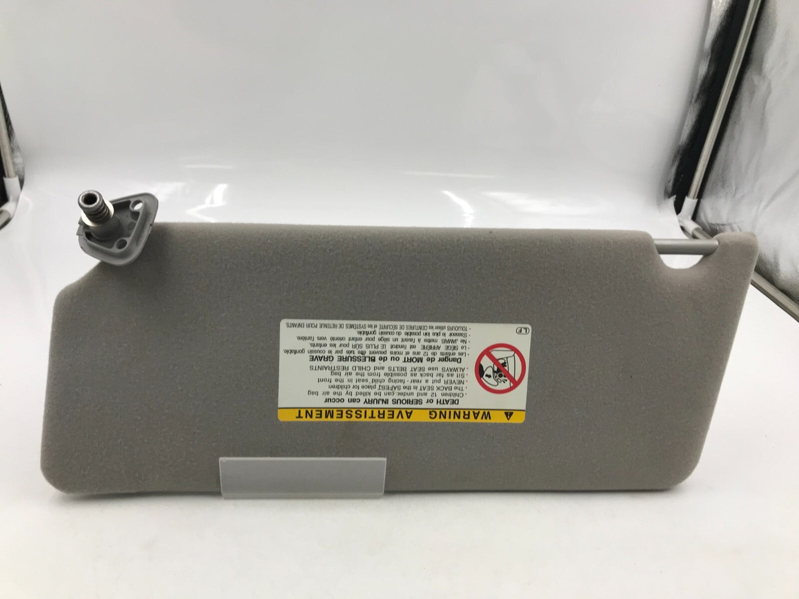 2002-2006 Toyota Camry Passenger Sun Visor Gray OEM D04B58003