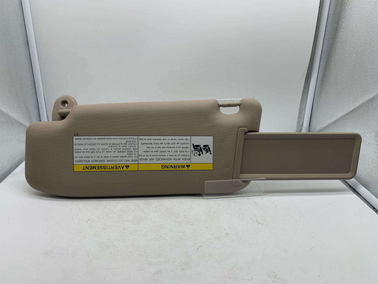 2010-2013 Suzuki Kizashi Passenger Sun Visor Illumination Tan OEM A03B12004