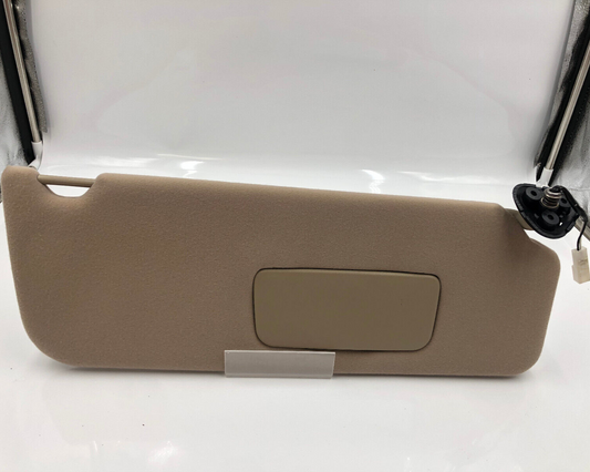 2005-2010 Toyota Sienna Passenger Sun Visor Tan Illuminated OEM D02B65001