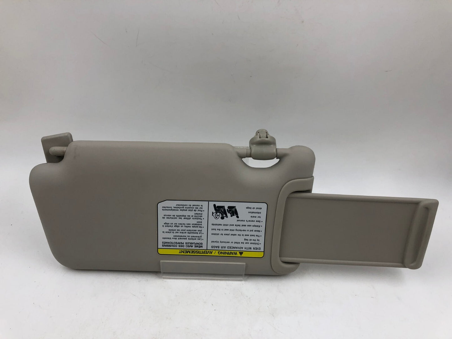 2012-2015 Nissan Versa Passenger Sun Visor Gray OEM A02B34005