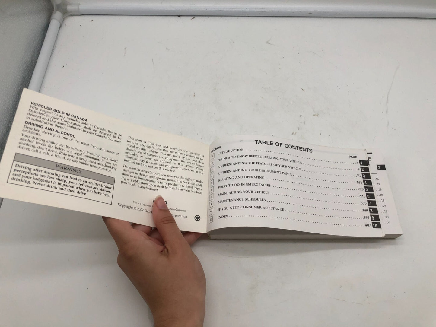 2008 Jeep Patriot Owners Manual OEM A03B03003