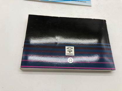 1997 Geo Prizm Owners Manual Set with Case OEM R01B46005