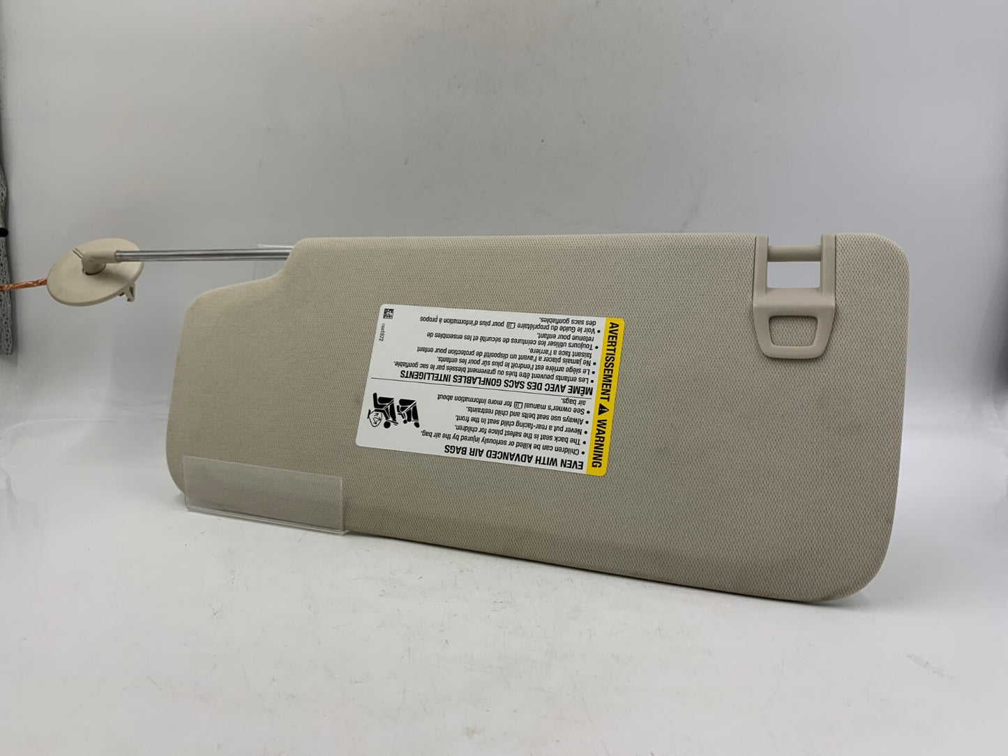 2021-2022 Buick Envision Passenger Sun Visor Gray Illuminated OEM A02B38028