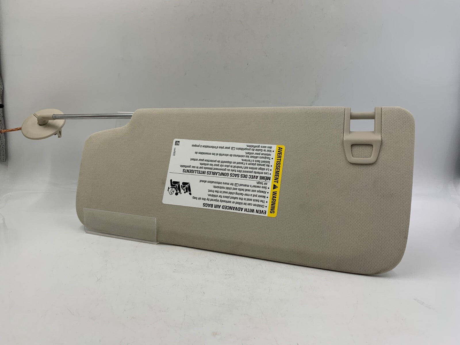 2021-2022 Buick Envision Passenger Sun Visor Gray Illuminated OEM A02B38028