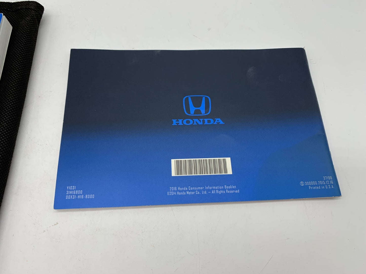 2016 Honda Odyssey Owners Manual Set with Case OEM