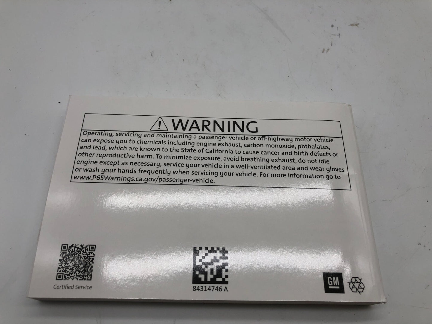 2020 GMC Terrain Denali Owners Manual Set OEM A04B54048