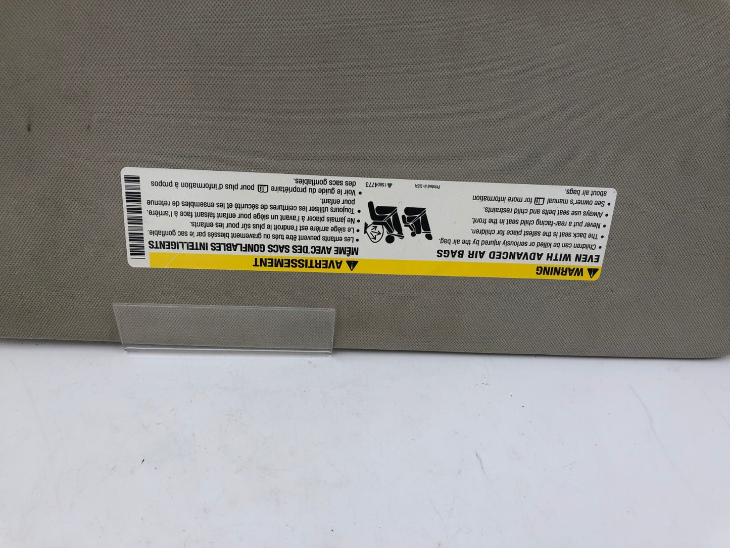 2007-2013 Chevrolet Silverado 1500 Passenger Sun Visor OEM D04B64006