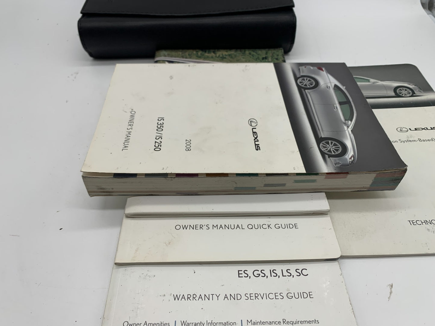 2008 Lexus IS350 IS250 Owners Manual Set with Case OEM C03B69019