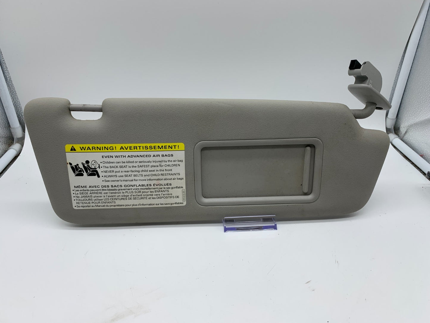 2002-2008 Audi A4 Sedan Passenger Sun Visor Gray Illuminated OEM C02B33004