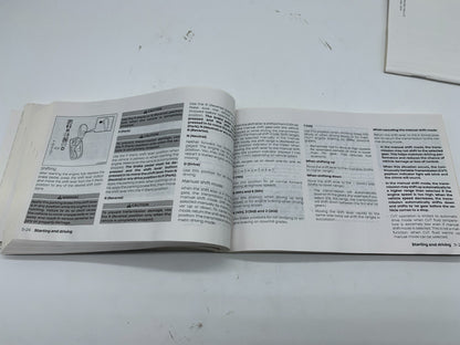2020 Nissan Rogue Owners Manual Set OEM D03B38002