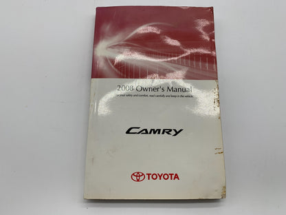 2008 Toyota Camry Owners Manual Set with Case OEM B03B24013