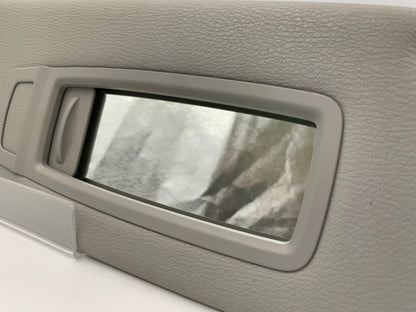 2007-2013 BMW X5 Passenger Sun Visor Gray Illuminated OEM C02B52061