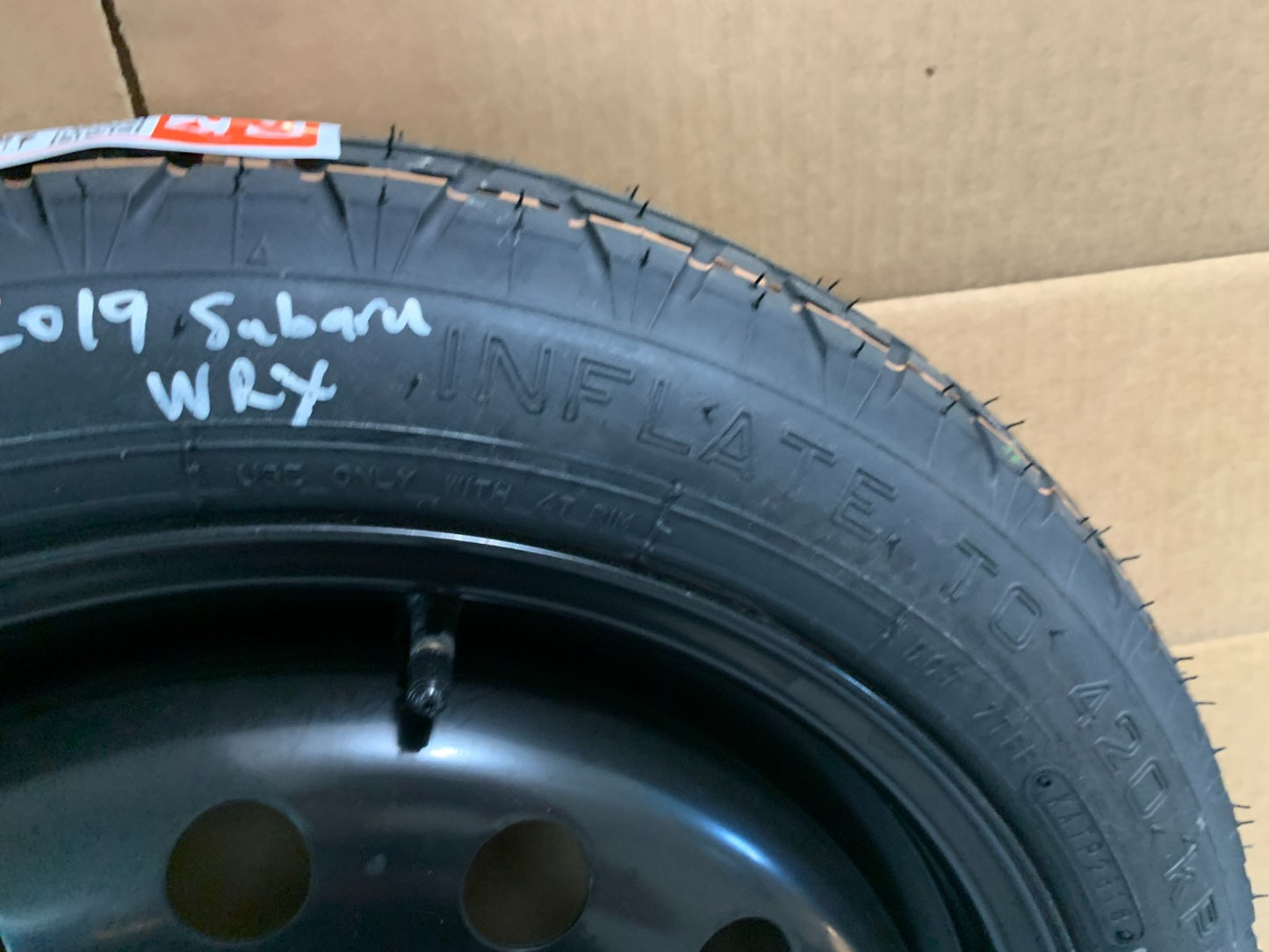 2015-2021 Subaru WRX 17" Spare Tire Wheel Compact Donut T145/70D17