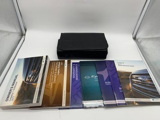 2017 Subaru Legacy Owners Manual Set with Case OEM D01B12060