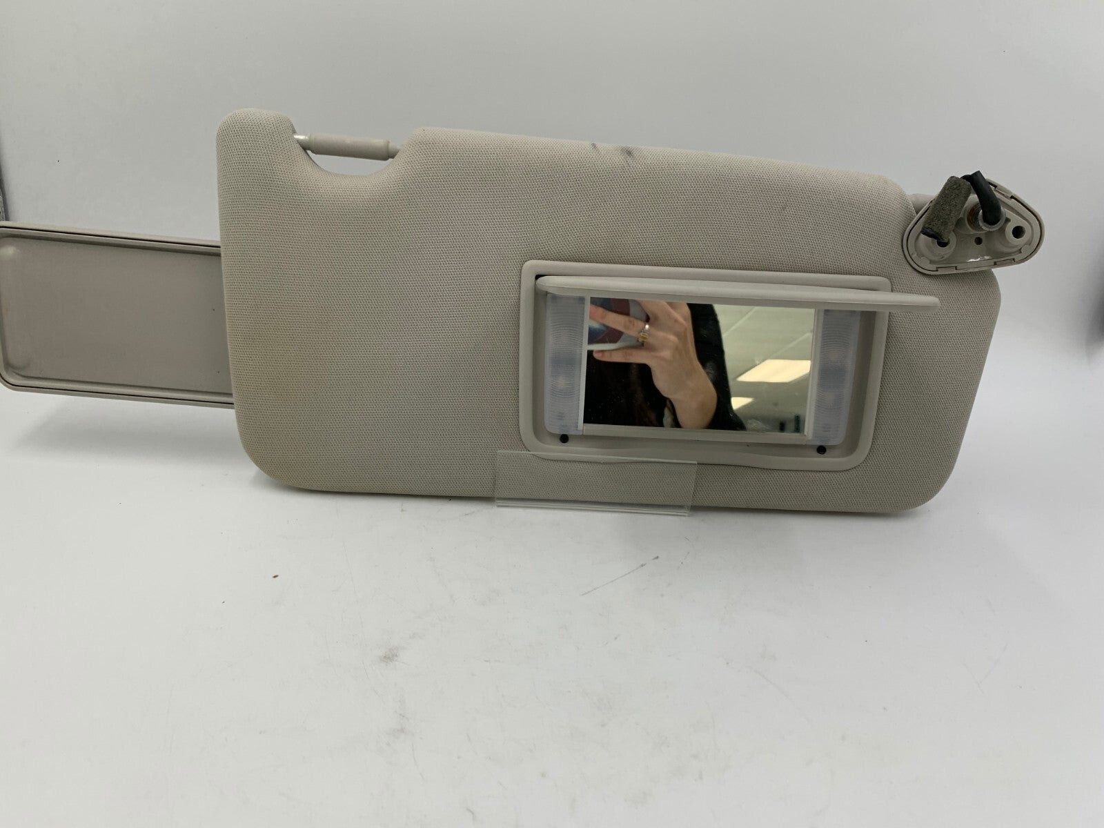 2010-2014 Subaru Legacy Passenger Sun Visor Gray Illuminated OEM D01B43010